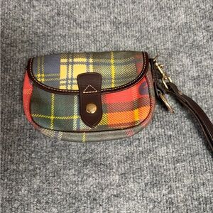 Dooney & Bourke Multicolor Plaid Wristlet
